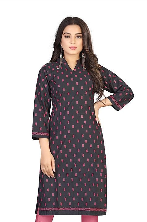 Cotton Printed Unstitched Kurta/Kurti Material uploaded by business on 11/25/2020