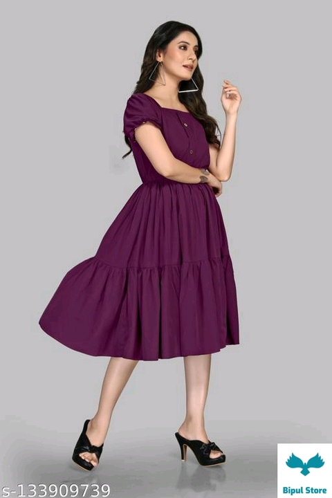 Comfy Latest Women Dresses
Name: Comfy Latest Women Dresses
Fabric: Crepe
Sleeve Length: Short Sleev uploaded by business on 8/16/2022