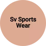 Business logo of SV SPORTS WEAR