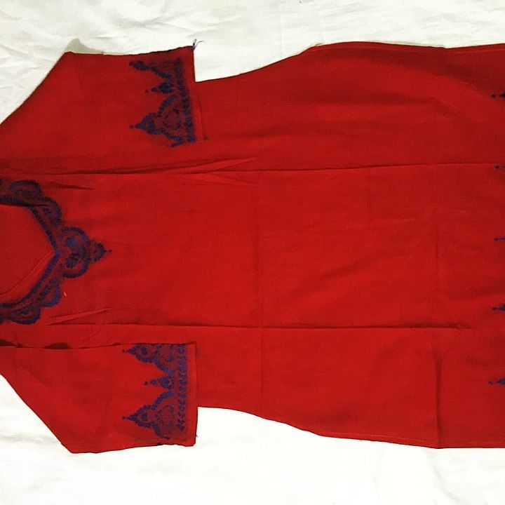 Long kurti hand embroidered  uploaded by business on 11/25/2020