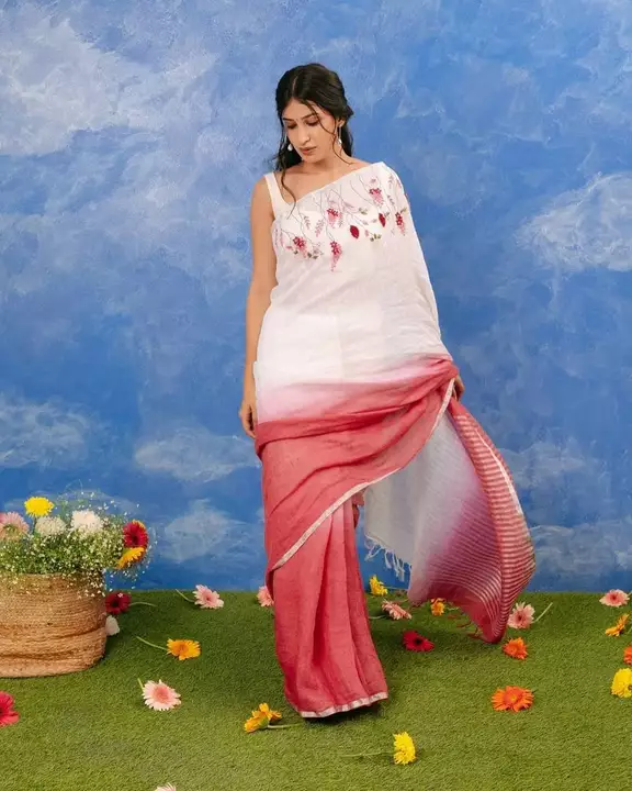 Linen uploaded by Saree suit manufacturer on 8/16/2022