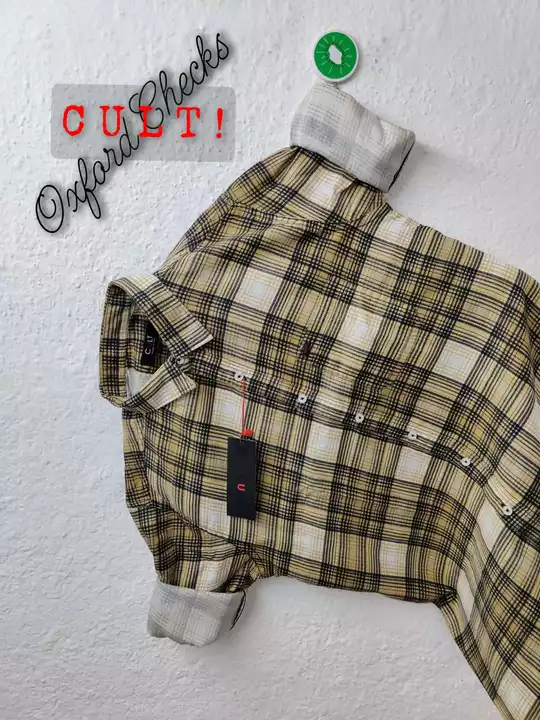 Oxford casual check shirts  uploaded by business on 8/16/2022