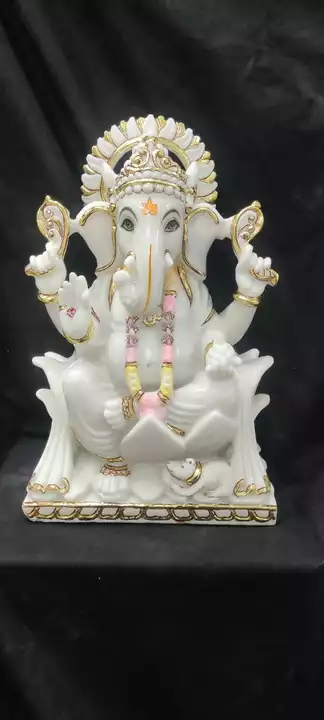 Post image Ganesh moorti available in all sizes in white makrana marble and Vietnam marble Also available in different designs and shape