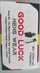 Business logo of Good Luck mens wear