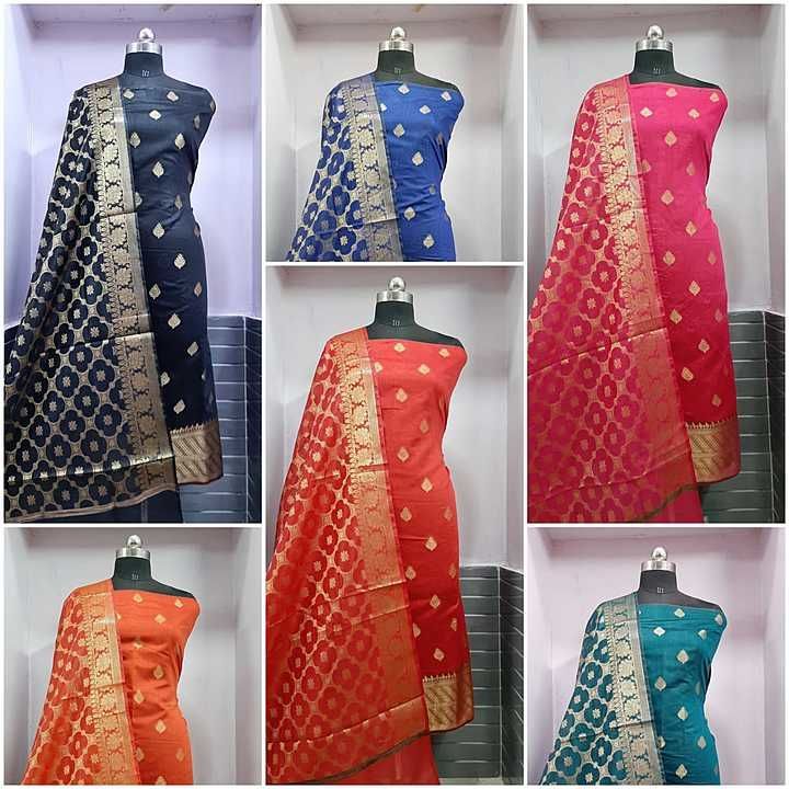 Banarasi suit set uploaded by Shiva APM Sarees on 11/25/2020
