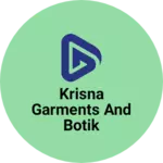 Business logo of Krisna Garments and botik