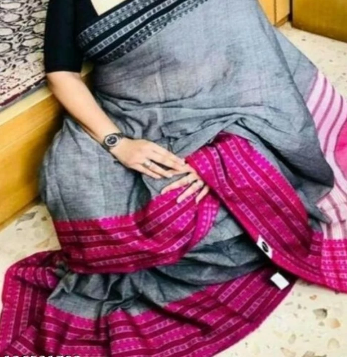 Begumpuri khadi cotton saree  uploaded by business on 8/16/2022