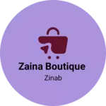 Business logo of Zaina boutique