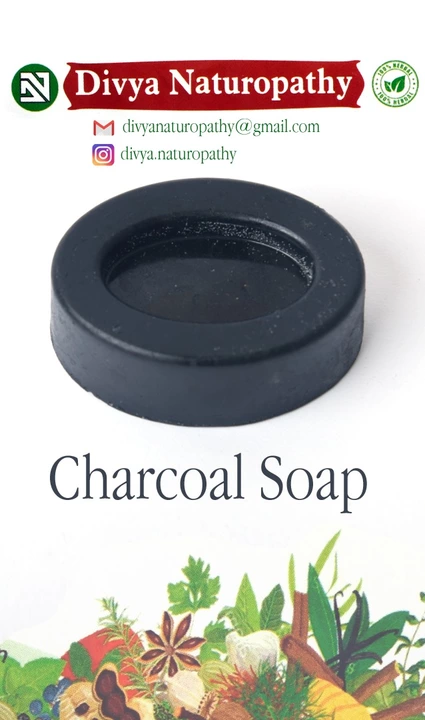 Charcoal soap uploaded by DIVYA NATUROPATHY on 8/16/2022