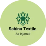 Business logo of SABINA TEXTILE