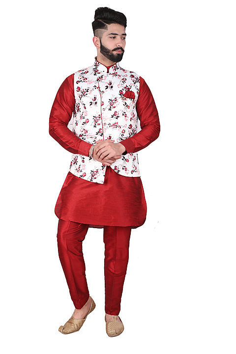 Kurta pajama with Nehru jacket uploaded by P.k Garments  on 5/1/2020