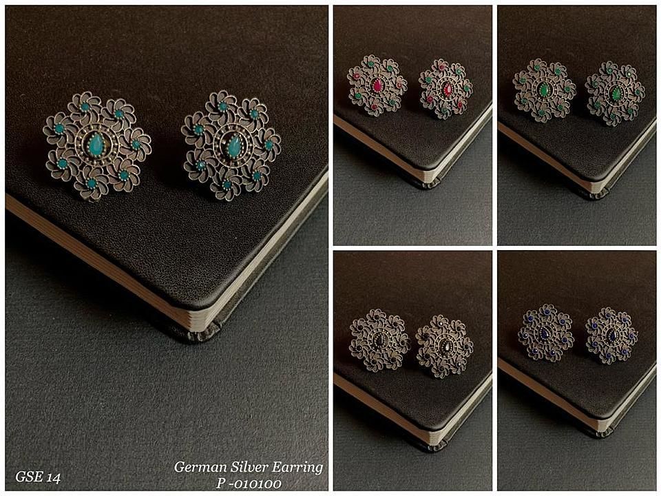 German silver earrings uploaded by business on 11/26/2020