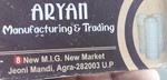 Business logo of Aryan manufacturing and trading
