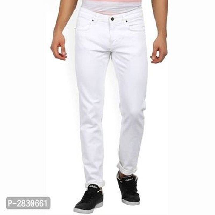 Stylish white colored Men's Jeans
 uploaded by My Shop Prime on 6/23/2020