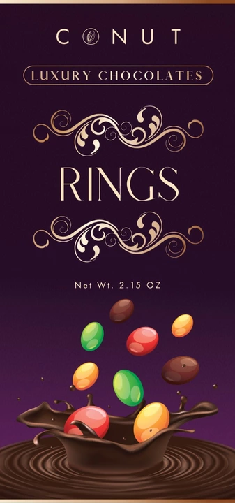 Conut ring chocolate uploaded by business on 8/17/2022