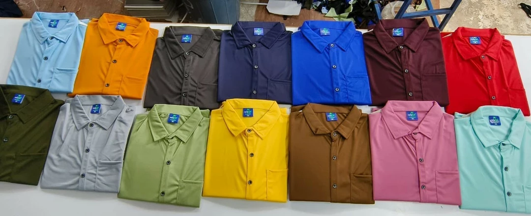 Post image Lycra Full Sleeve Shirts With Pocket 
Size..s,m,l,xl