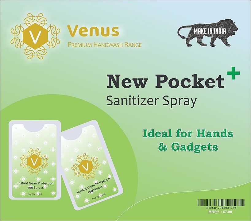 Pocket Handsanitizers spray 
300 sprays,  classy and Handy  uploaded by business on 6/23/2020
