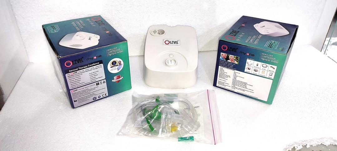 Olzvel Nebulizer compressor based 2 years replacement warranty ISO 13485, ISO 9001, CE, IEC 60601. uploaded by business on 8/17/2022
