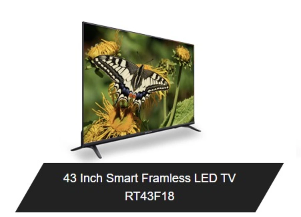 43 inch smart Android frameless led tv  uploaded by Reintech Electronics Pvt Ltd. on 8/17/2022