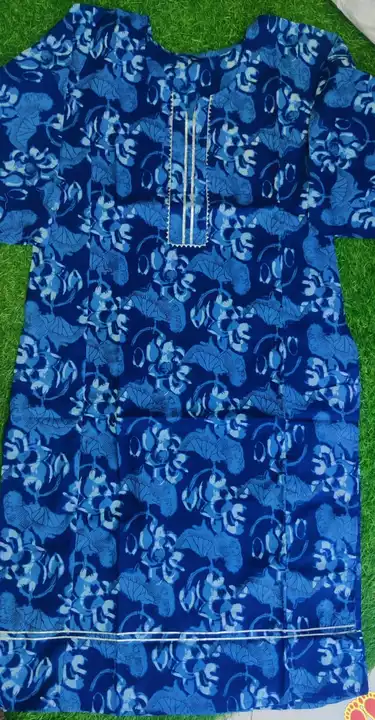 Cotton kurti with block print  uploaded by business on 8/17/2022