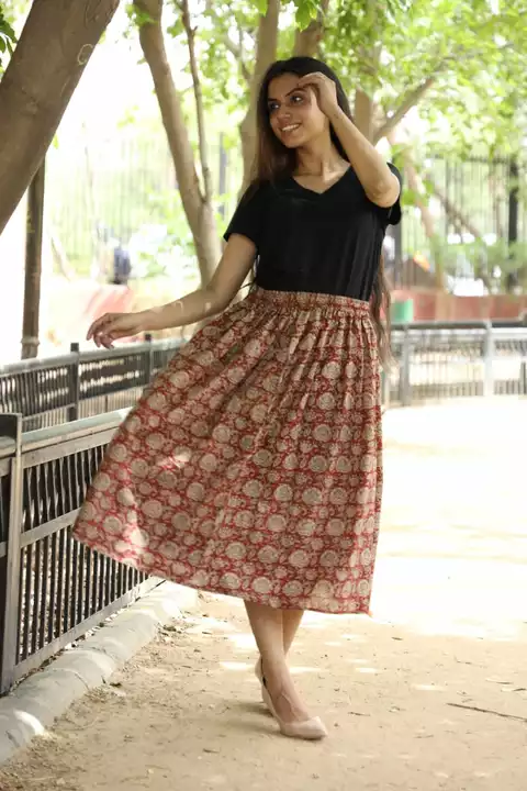 Skirts uploaded by Ankita hand block print on 8/18/2022