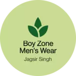 Business logo of Boy Zone men's wear