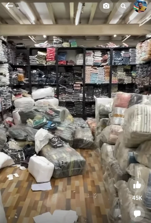 Warehouse Store Images of Malik & Son's Garments