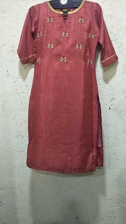 Post image This kurti is comfortable to wear  with  heels and contrast leggings