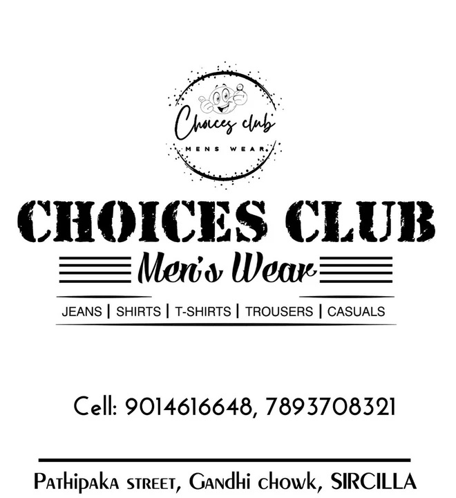 Post image CHOICES CLUB MEN'S WEAR  has updated their profile picture.