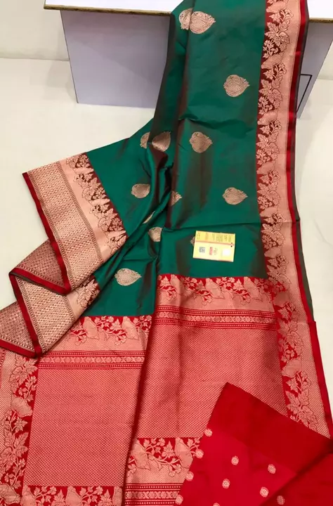 Pure banarasi silk saree  uploaded by business on 8/18/2022