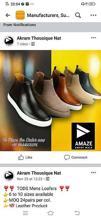 Amaze ankle boots uploaded by AKRAM SHOES on 11/26/2020