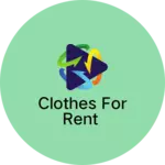 Business logo of Clothes for rent