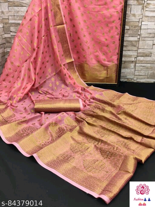 Woven Kanjivaram Cotton Silk Saree  uploaded by business on 8/18/2022