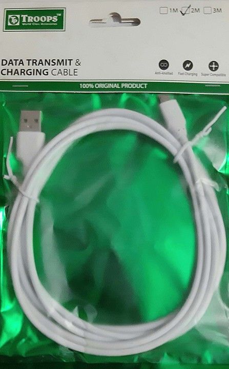 Troops 2 meters charging cable uploaded by Bunny communication  on 5/2/2020