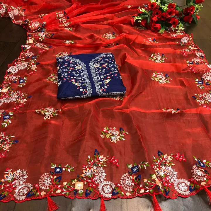 Manya Net Work sarees  uploaded by Jyoti fashion on 8/18/2022