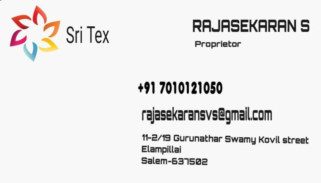 Visiting card store images of World of sarees