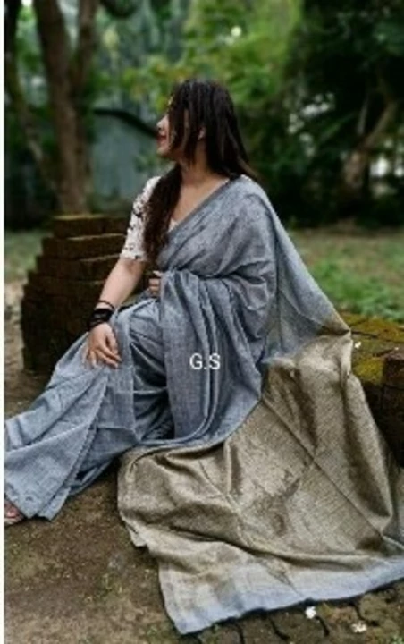Khadi cotton saree  uploaded by business on 8/18/2022