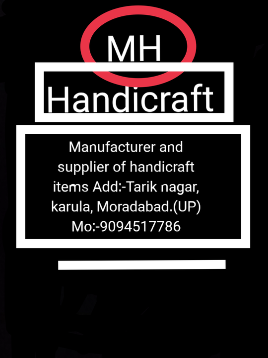 Visiting card store images of Mh handicraft