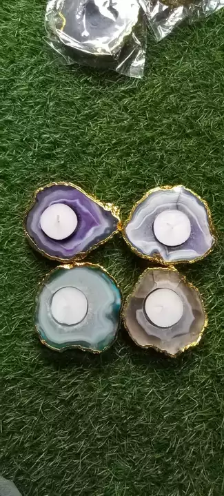 Natural stone candle holders  uploaded by Aarav agates on 8/19/2022