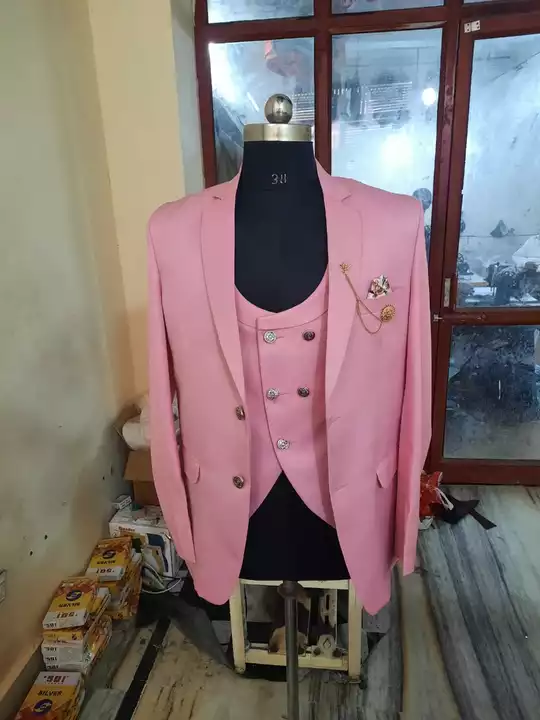 3 pcs coat pant  uploaded by Mahesh Bhai Sherwani Wale on 8/19/2022