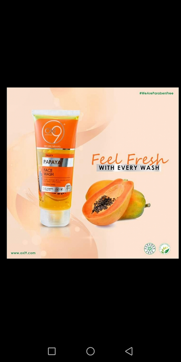 Papaya face wash  uploaded by K.k.cosmetic on 8/19/2022