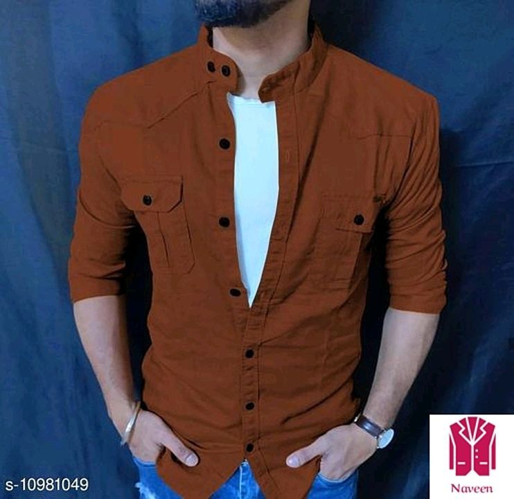 Urbane Retro Men Shirts

Fabric: Cotton
Sleeve Length: Long Sleeves
Pattern: Solid
 uploaded by Naveen ji on 11/27/2020