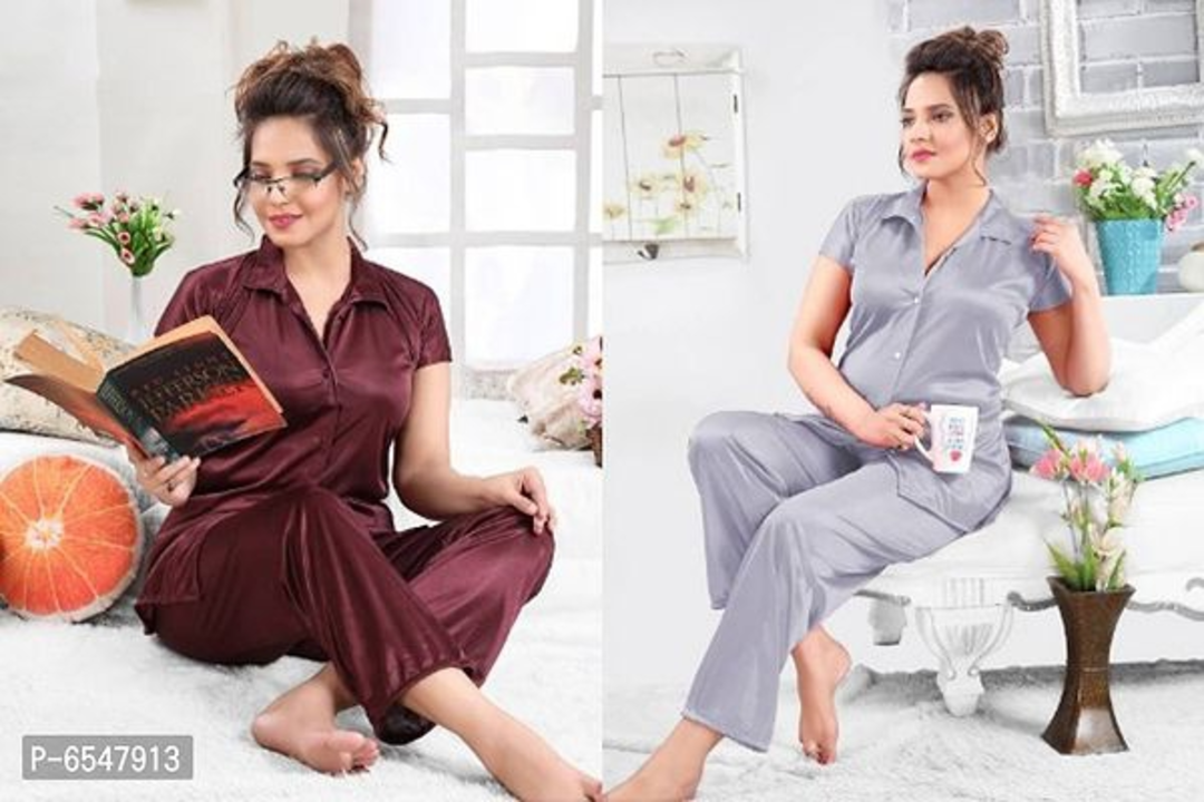 vandana night suit combo Dark grey and Pink

 uploaded by business on 8/19/2022