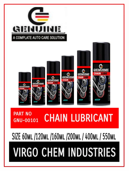 Chain Lubricant  uploaded by Virgo Chem Industries on 8/19/2022