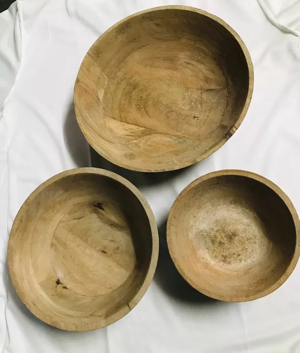 Wooden Bowl set of 3  uploaded by D.S IMPEX on 8/19/2022
