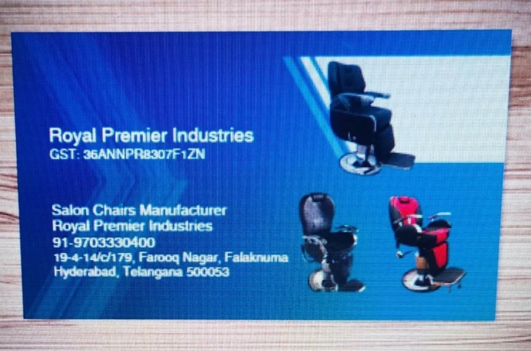 Visiting card store images of Royal Premier Industries