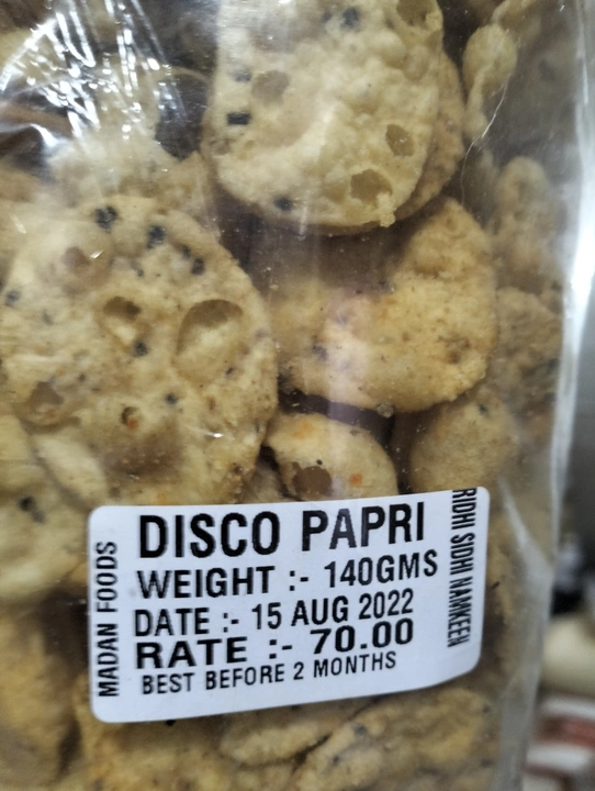 Disco papri uploaded by Ridhi sidhi namkeens on 8/19/2022