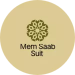 Business logo of Mem saab suit