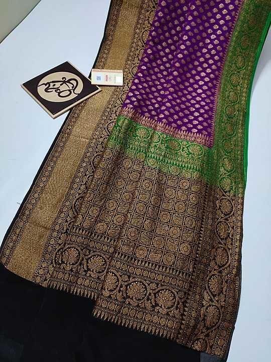 Sarree pure Banarasi
Khaddi jorjatt  silk 
3d Die available uploaded by business on 11/27/2020