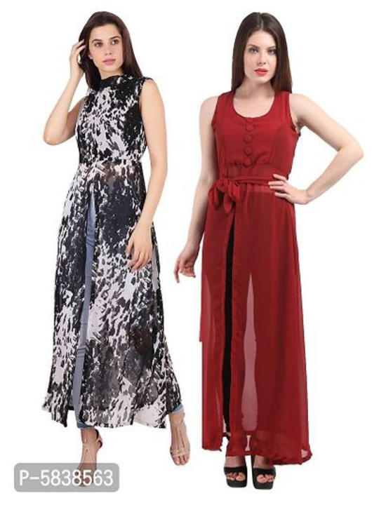 Post image Stylish Front Slit A-Line Dress Combo of 2
Stylish Front Slit A-Line Dress Combo of 2
*Color*: Multicoloured
*Fabric*: Georgette
*Type*: Maxi Length
*Design Type*: A-Line Dress
*Sizes*: XS (Bust 32.0 inches), S (Bust 34.0 inches), M (Bust 36.0 inches), L (Bust 38.0 inches), XL (Bust 40.0 inches), 2XL (Bust 42.0 inches), 3XL (Bust 44.0 inches)
*Returns*: Within 7 days of delivery. No questions asked
⚡⚡ Hurry, 2 units available only 


Hi, check out this collection available at best price for you.💰💰 If you want to buy any product, message me